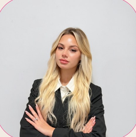 Portrait of Monique Kestel in a black blazer